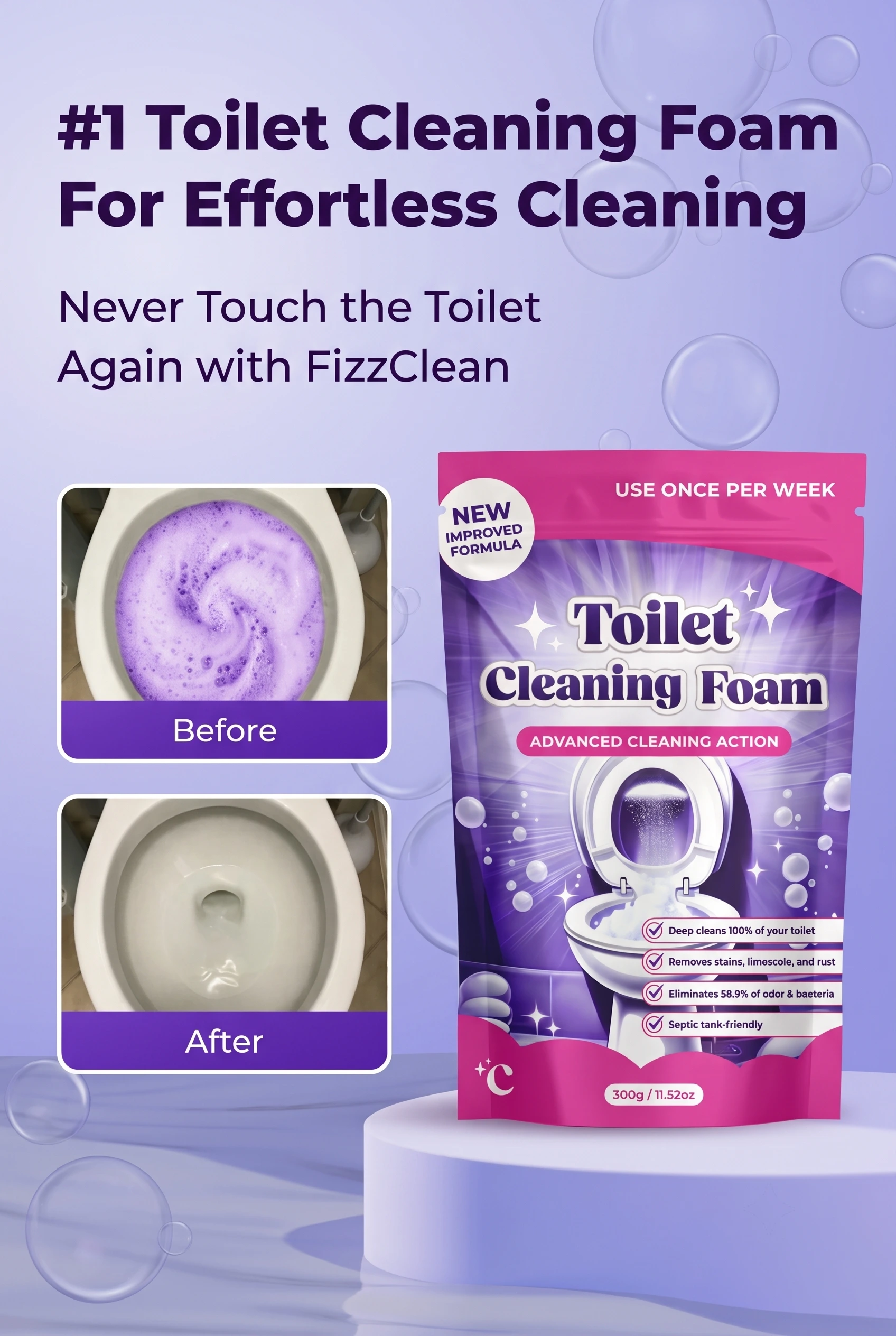 Fizz Clean No 1 toilet cleaner