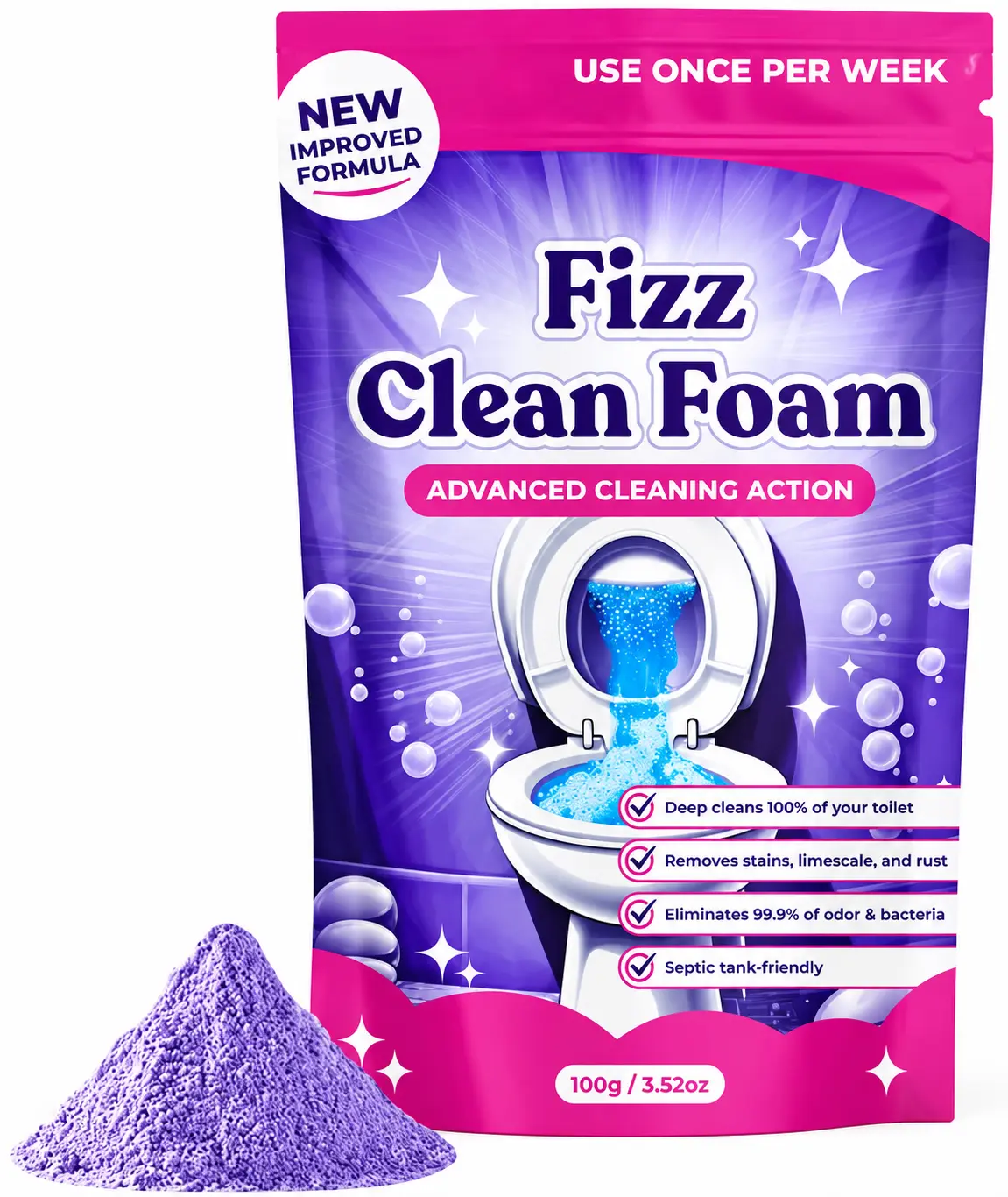 Fizz Clean Toilet Cleaning Foam